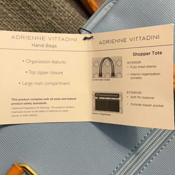 NWT Adrienne Vittadini Tote Bag - Picture 13 of 14